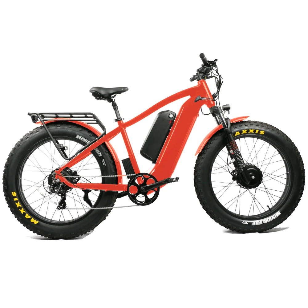 Hot Sale E Bike 35Ah 750W Dual Motor Electric Bike 26 Inch Electric Fatbike Rear Hub Motor Electric Mountain Bike for Man