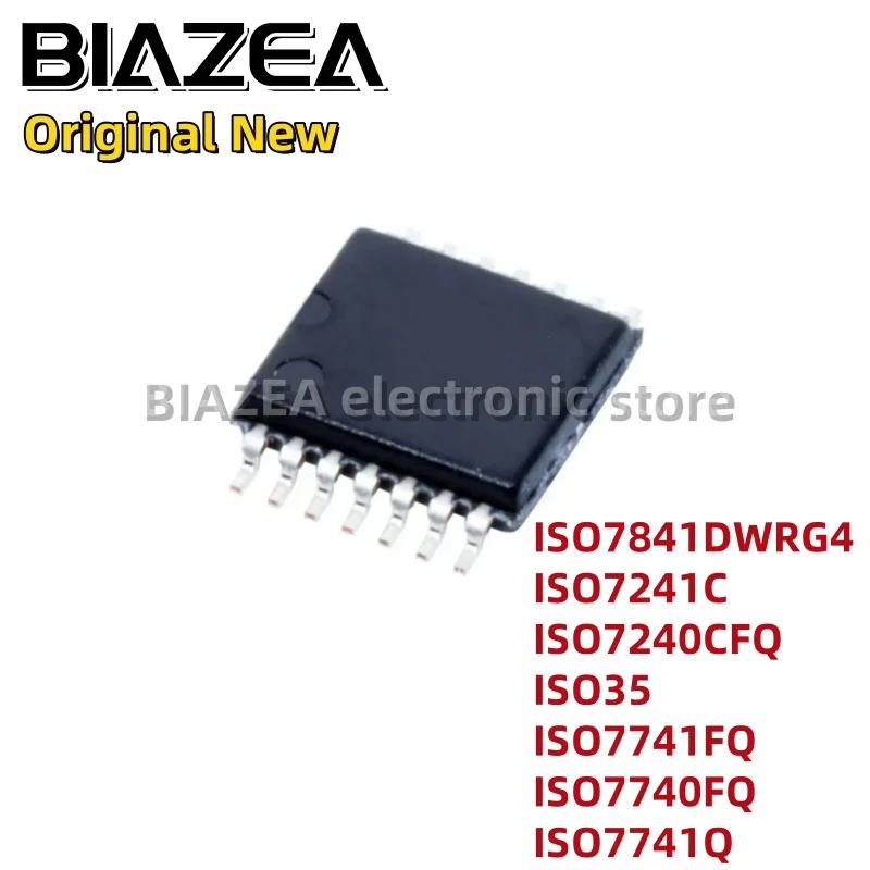 1piece ISO7841DWRG4 ISO7241C ISO7240CFQ ISO35 ISO7741FQ ISO7740FQ ISO7741Q SOP16 Chipset