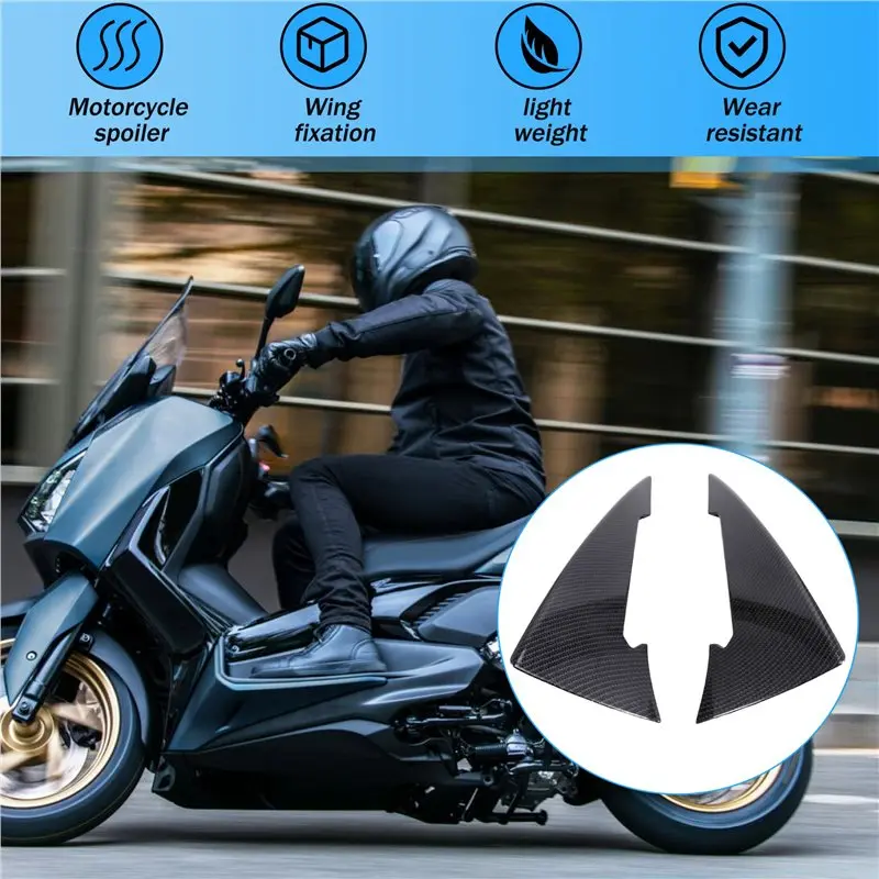 AB16-For XMAX 300 XMAX300 2023 2024 Motorcycle Sport Downforce Naked Frontal Spoiler Aerodynamic Wing Deflector