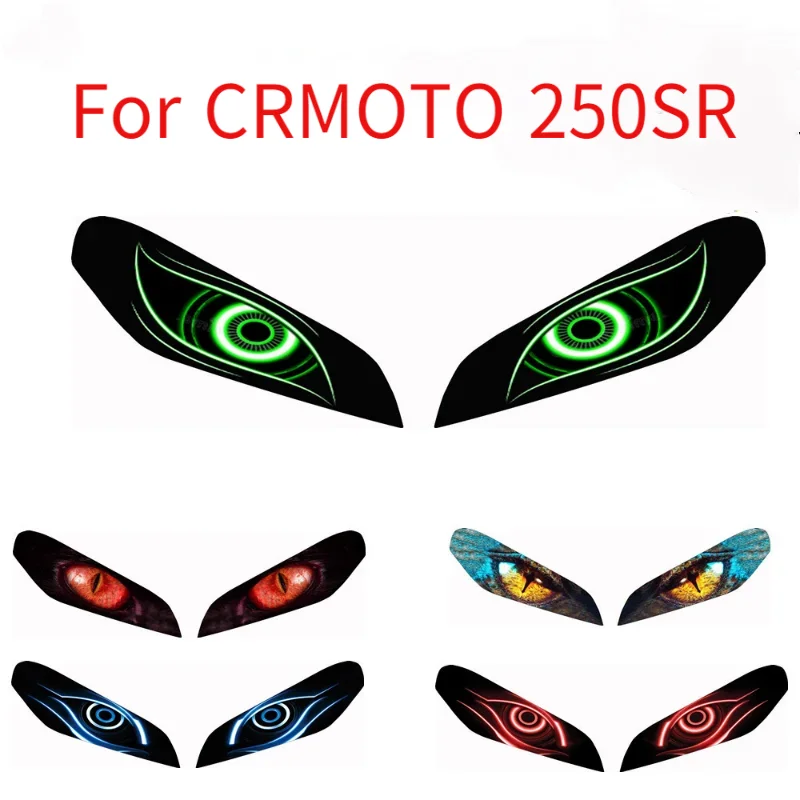 

Motorcycle Accessories Front Fairing Headlight Guard Sticker For CFMOTO Cf250sr CF250 SR 250 SR CF Head light protection Sticker