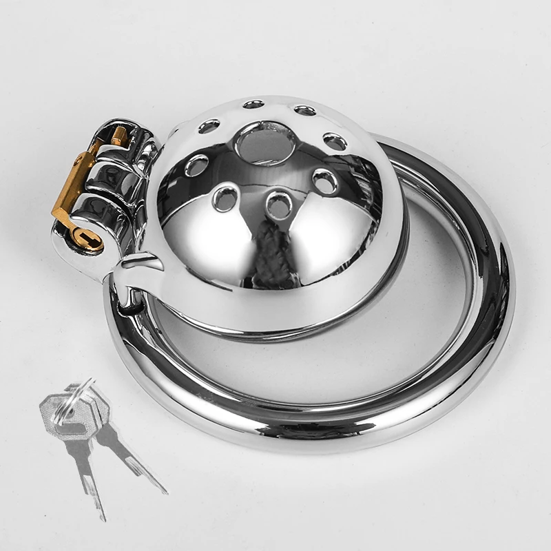 Metal Chastity Cage Male Slave Chastity Lock Stainless Steel Cock Cage Adult Sex Toy Penis Bondage Urethra Lock Male Gay BDSM 