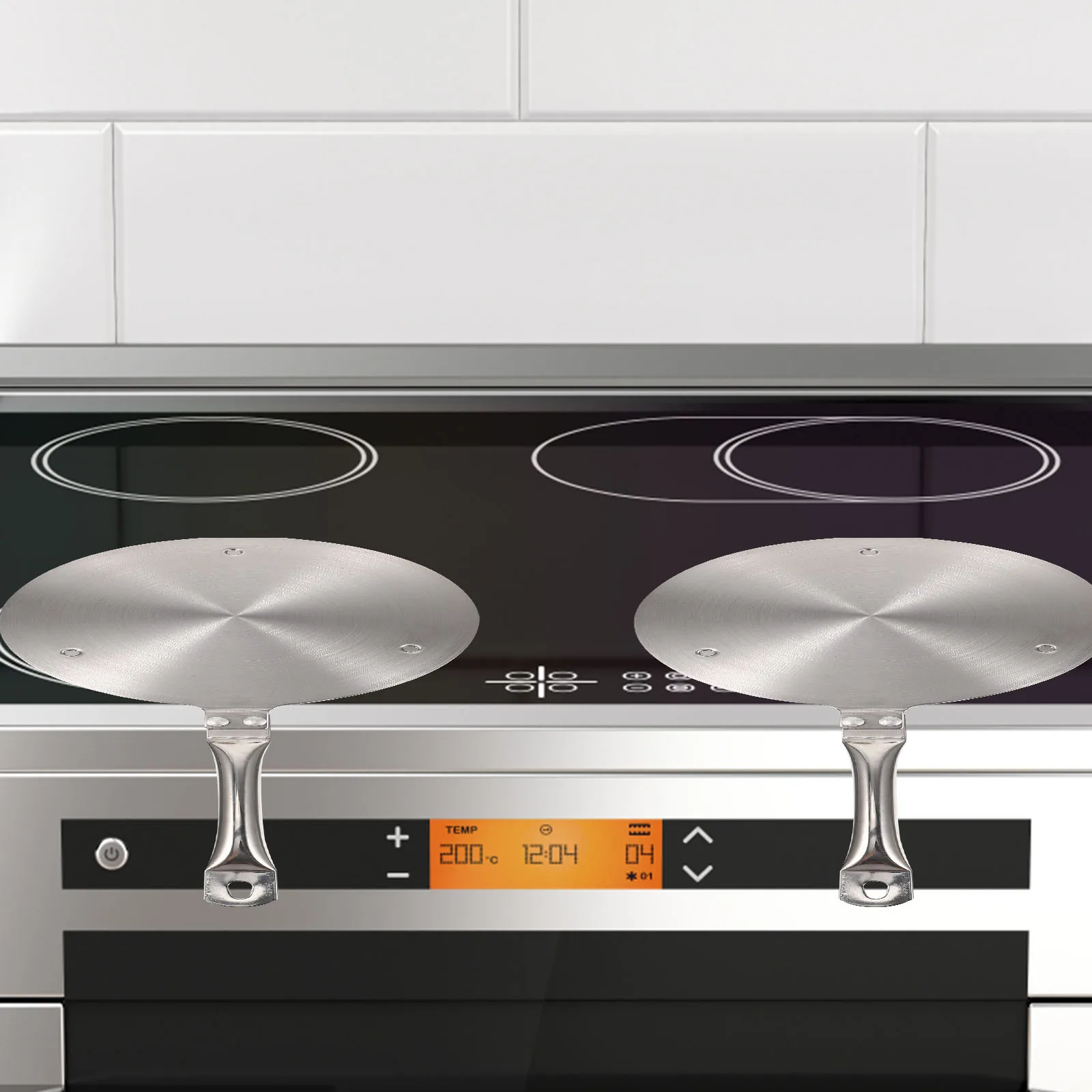 

Stainless Steel Heat Diffuser Induction Adapter Plate Kitchen Essential Heat Converter Disk Induction Cooker Plate