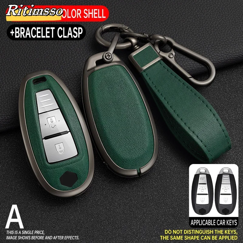 Zinc Alloy+TPU Car Key Case Cover for Suzuki Vitara Swift Ignis Kizashi SX4 Baleno Ertiga Ciaz 2 3 Buttons Auto Car Accessories