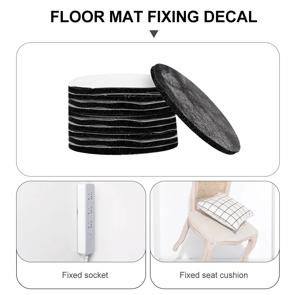 Non-slip Holder Cushion Fixing Stickers Rug Fixer Floor Mat Decal Removable Carpet