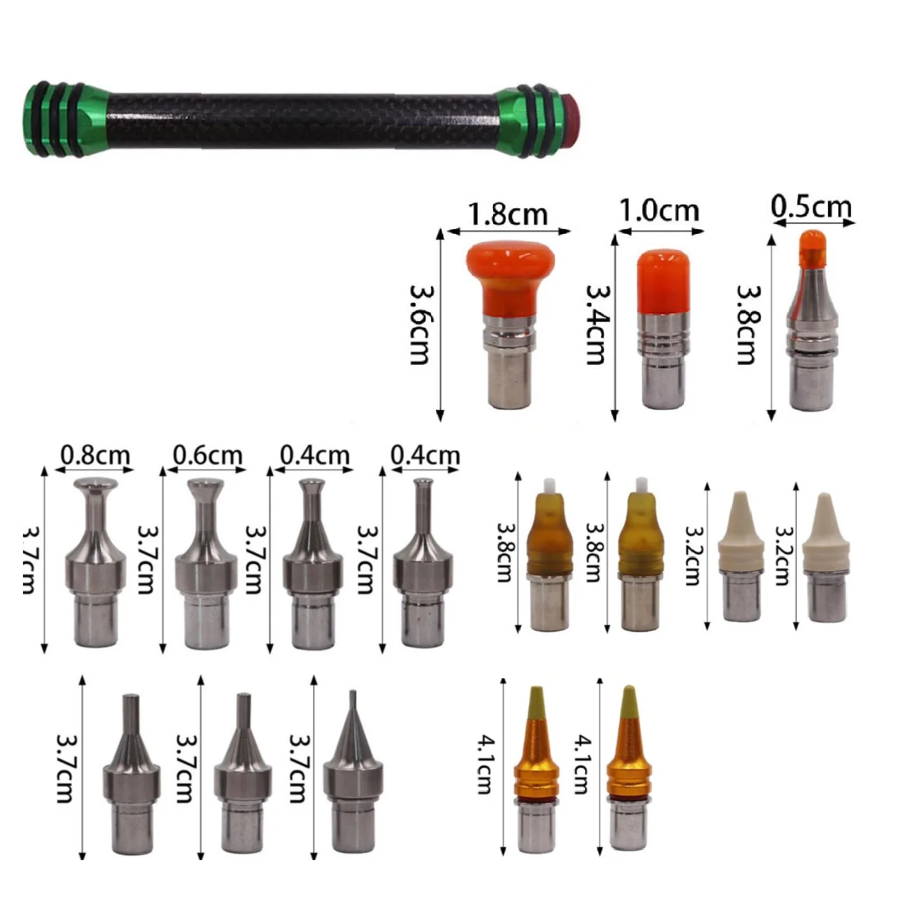 Auto Dent Removal Tool Kit with Puller Hammer Carbon Fiber Handle Ergonomic Design and Magnetic Attachment Base