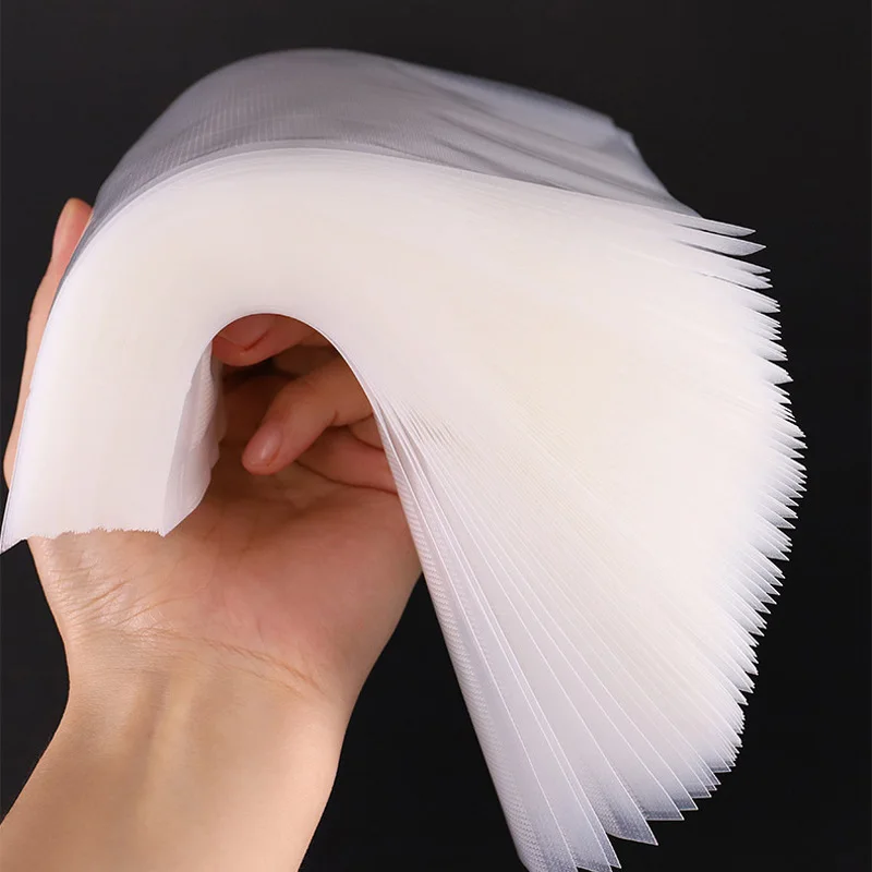 100/50PCS Kitchen Vacuum Sealer Bag Transparent Food Packaging Bag Fresh-keeping Food Vacuum Packaging Bags Kitchen Accessories
