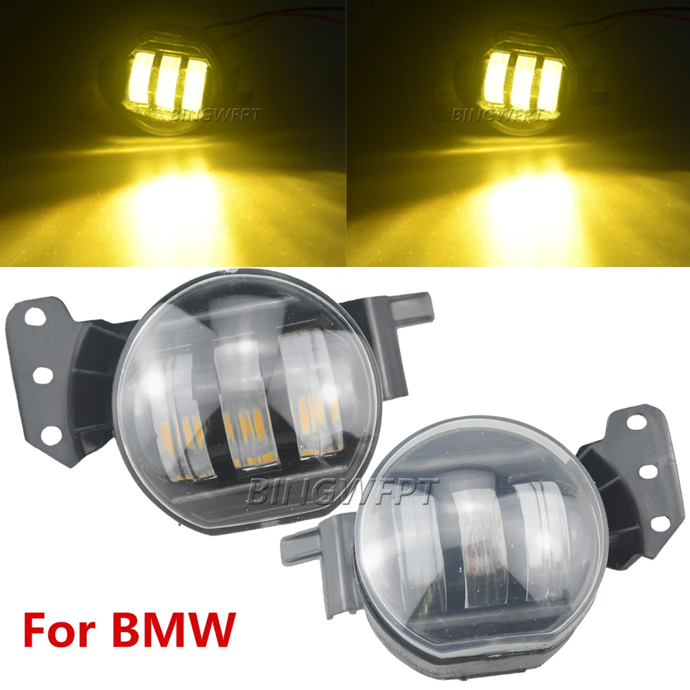 For BMW E60 E90 E63 E46 323i 325i 335i 328i 525i 530i 545i 550i Fog lights headlights fog light LED fog lamps foglights