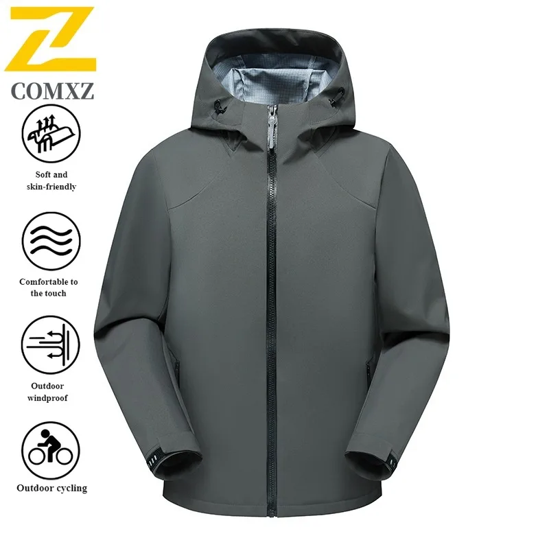 سترة واقية من الرياح EiAO للجنسين موضة الربيع مقاومة للماء وقابلة للتنفس في الهواء الطلق للمشي لمسافات طويلة والتخييم والصيد ملابس رياضية خفيفة الوزن #5