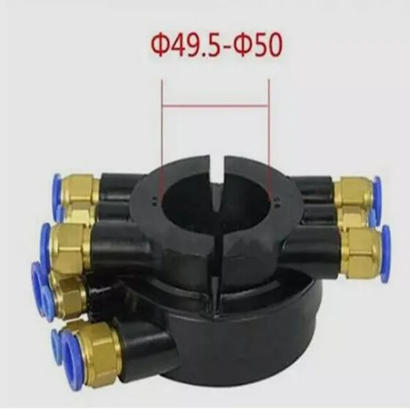 Tyre Tire Changer Machine Ten Way Valve Rotary Coupler Air Distribution Quick Air Valve Nylon Connecting 8mm 10mm 12mm