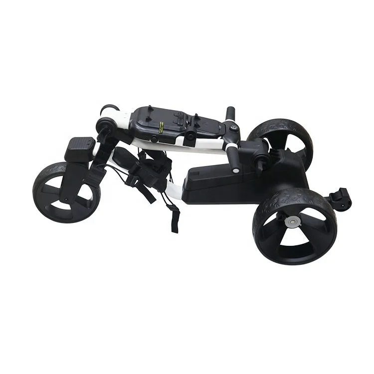 Folding Golf Trolley High Quality Push 3 Wheel Golf Trolley Remote Controller