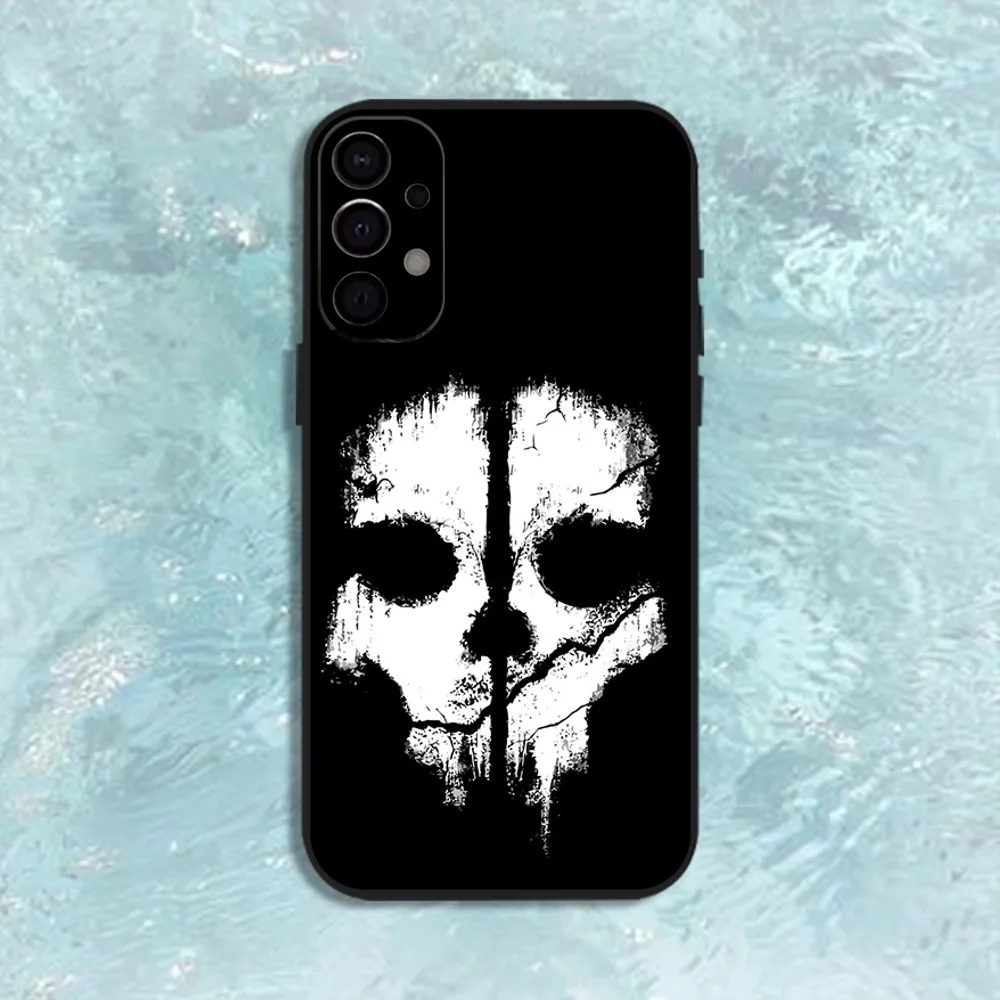 حافظة هاتف C-COD Call Of D-Duty Ghost لهاتف سامسونج S25، S24، S21، S22، S23، S30، Ultra، S20، Plus، Fe، Lite، Note، 10,9,5G غطاء أسود