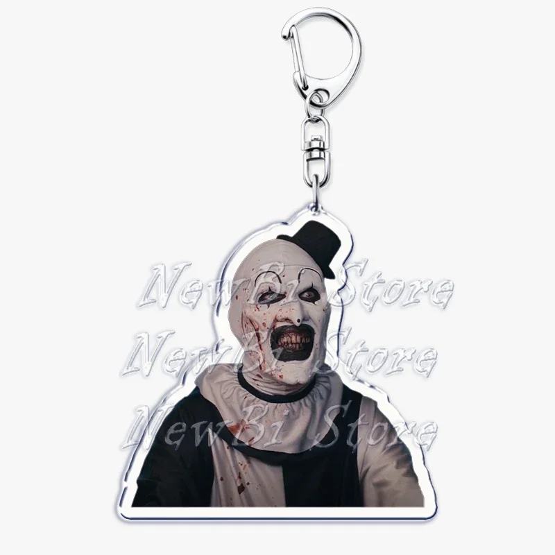 Film d'horreur Terrifier Art le Clown porte-clés pour accessoires sac tournesol lunettes Clown porte-clés bijoux Fans cadeaux