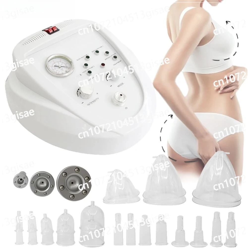 Breast Lifting Vacuum Massage Cup, Body Firming & Shaping Suction Pump, Non-Invasive Beauty Equipment
