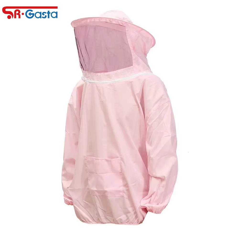 

Защитный костюм пчеловода с шапкой, разноцветный, от укусов пчел, комбинезон для пчеловодства, с сеткой-вуалью