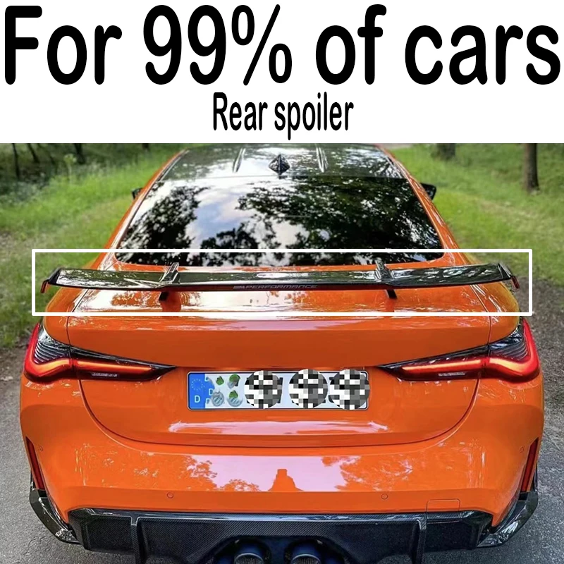 

For BMW Three box universal MP Style Carbon Fiber Rear Hatchback Auto Trunk Wing Tuning Car Spoiler Universal for Sedan Rear
