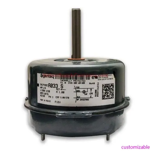 

Replacement for B13400-252 1/6 HP 208-230 Volt Condenser Fan Motor