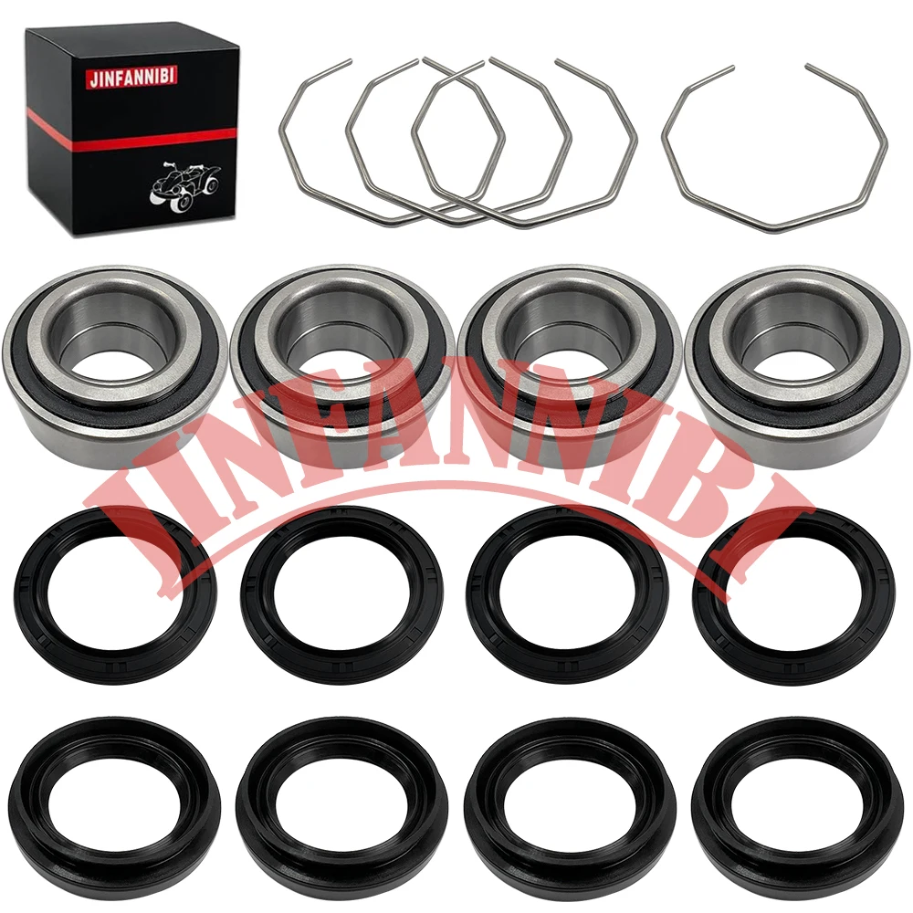 

4x Front or Rear Wheel Bearings for Arctic Cat 250 300 375 454 500 650 #0402-275