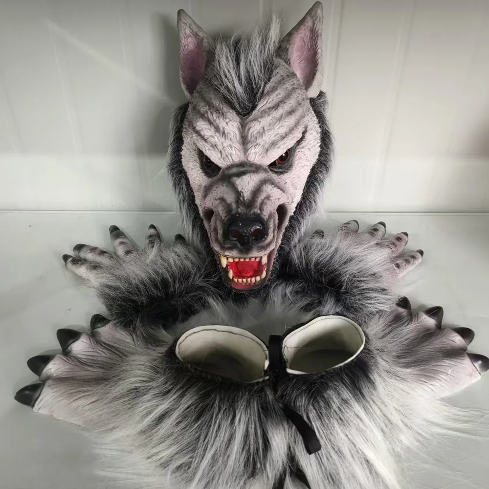 werewolf-mask-gloves-suit-cosplay-animal-beast-wolf-claw-latex-masks-carnival-dress-up-halloween-party-costume-props