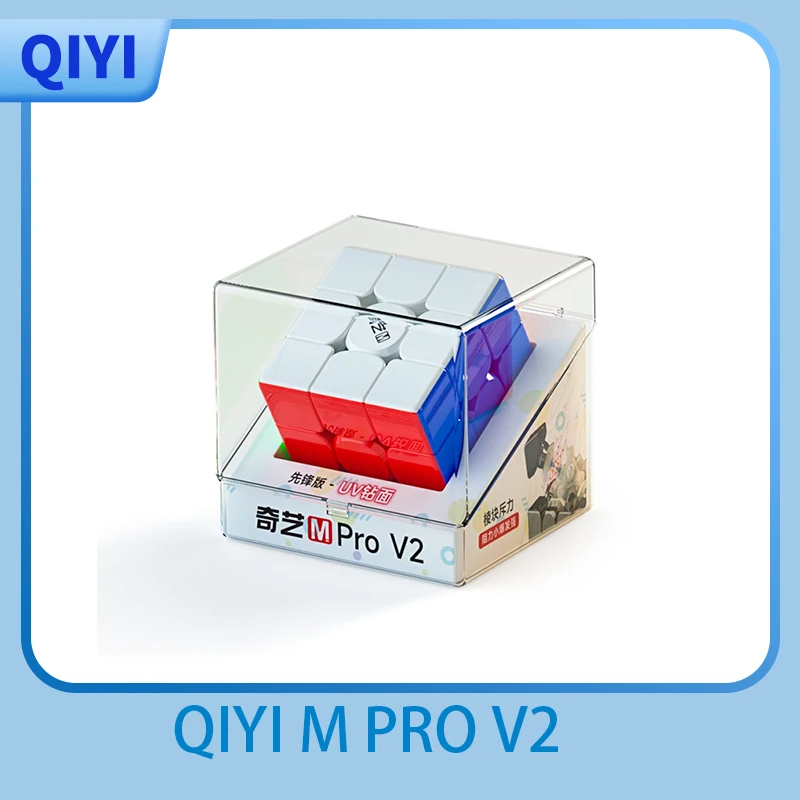 [JudyCube] QiYi M Pro V2 Pioneer UV 3X3 Magnetic Magic Cube Speed Cube Fidget Toys Qiyi 3x3 M pro flagship Cubo Magico Puzzle