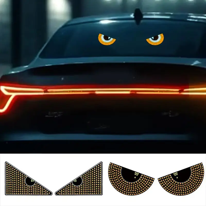 

LED Car Devil Eyes 5V Eye Lamp For Truck Soft Screen APP Control Animated Glowing Car Eye Light With Adjustable Eye Pattern For