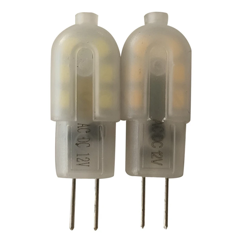 Bombilla LED G4 de 2 piezas, CA, CC, regulable, 12V, 220V, 6W, 2835 SMD, reemplazo de foco halógeno para lámpara de araña