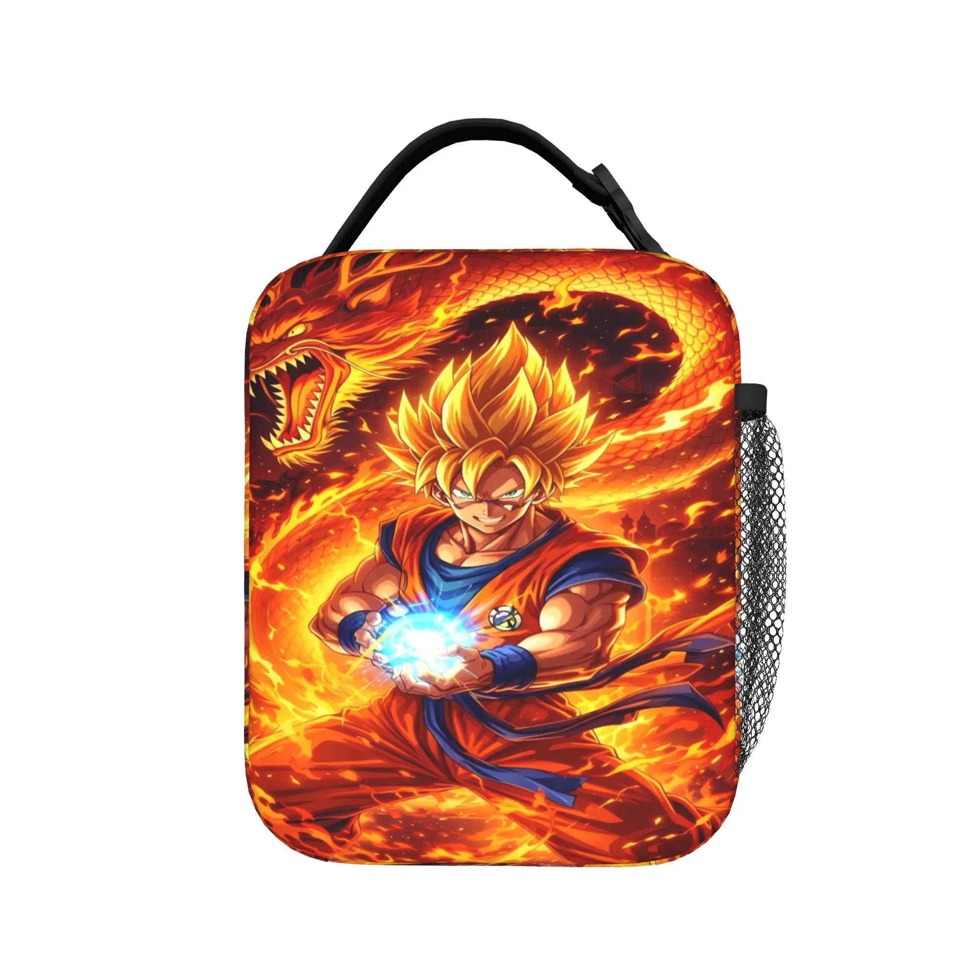 Dragons Ball Anime Song Goku Lunch Bag For Child  Office Custom Lunch Box Back To School Oxford Tote Food Bags