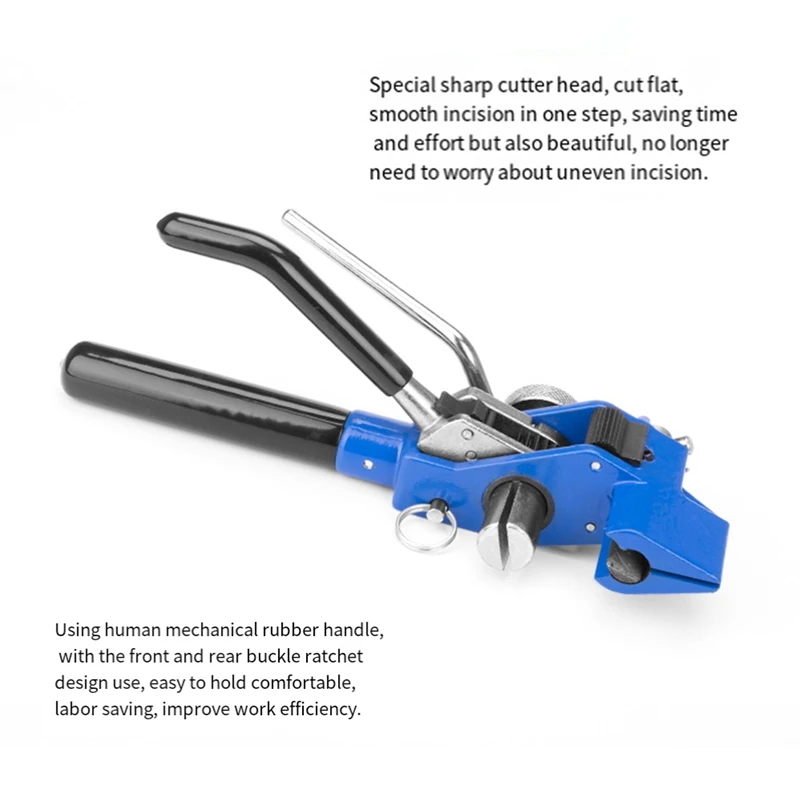 สายผูกเครื่องมือตัด Zip Ties เครื่องมือสําหรับความกว้าง 4.6-25 มม.ความหนา 0.25-1.2 มม.สายรัดตัดเครื่องมือ