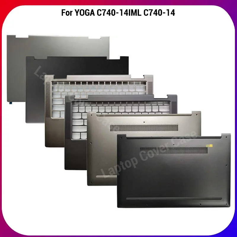

NEW For YOGA C740-14IML C740-14 Laptop LCD Back Cover/Palmrest Upper Cover /Bottom Cover Case