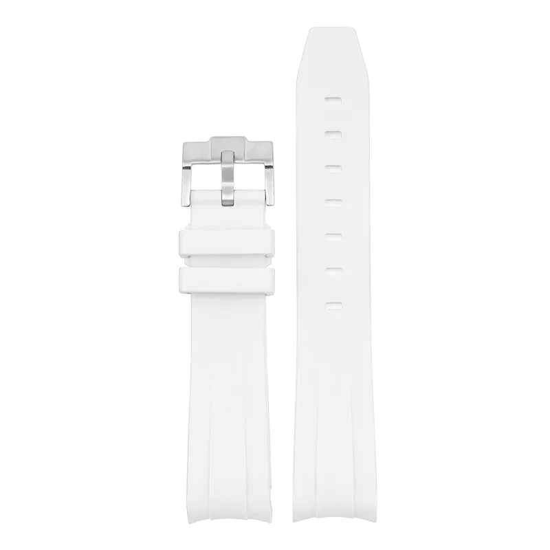 Silikon-Uhrenarmband für Omega X Swatch Joint MoonSwatch Planet, gebogenes Ende, TPU-Gummiband, Herren Damen Tauchsport-Uhrenarmband 20mm