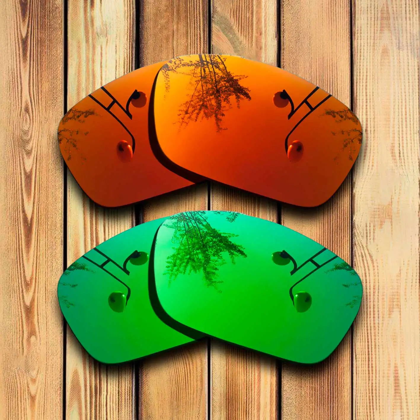 

100% Precisely Cut Polarized Replacement Lenses for Costa Del Mar Cat Cay Sunglasses Red& Green Combine Options