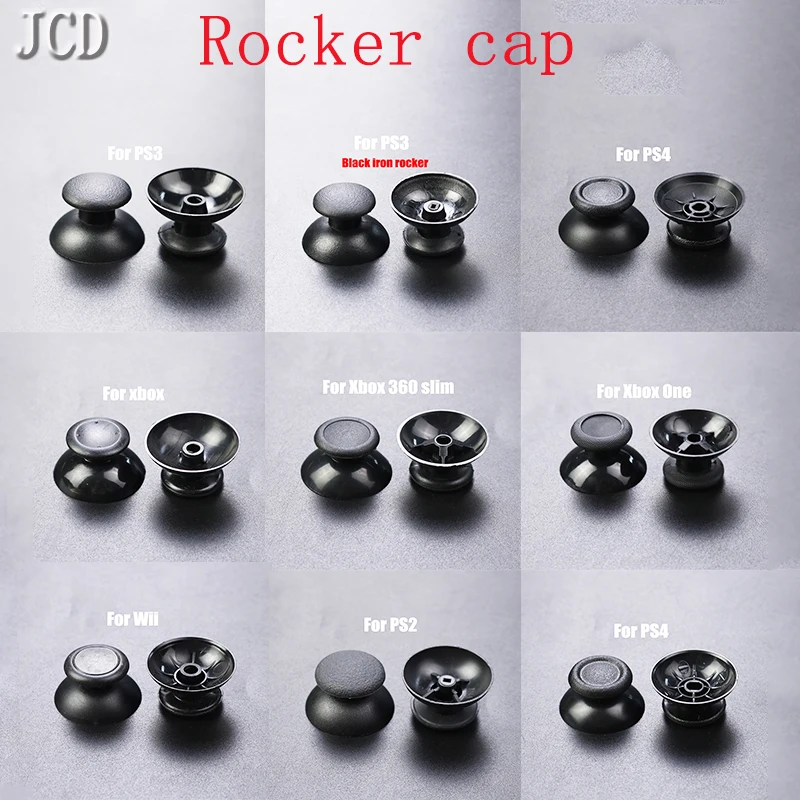 2 قطعة استبدال تحكم التناظرية Thumbsticks غطاء ل PS2 PS3 PS4 Xbox One Series S X 360 الفطر تصميم تحكم الملحقات