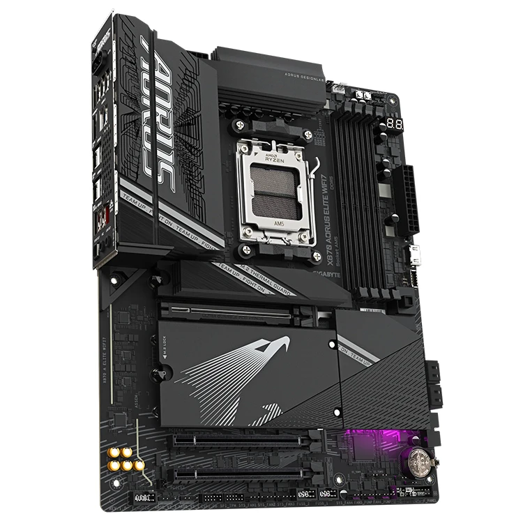 X870 AORUS ELITE WIFI7 AM5 Socket ATX AI PC Motherboard Upports AMD Ryzen 9000/8000/7000 Series CPU Gaming Motherboard
