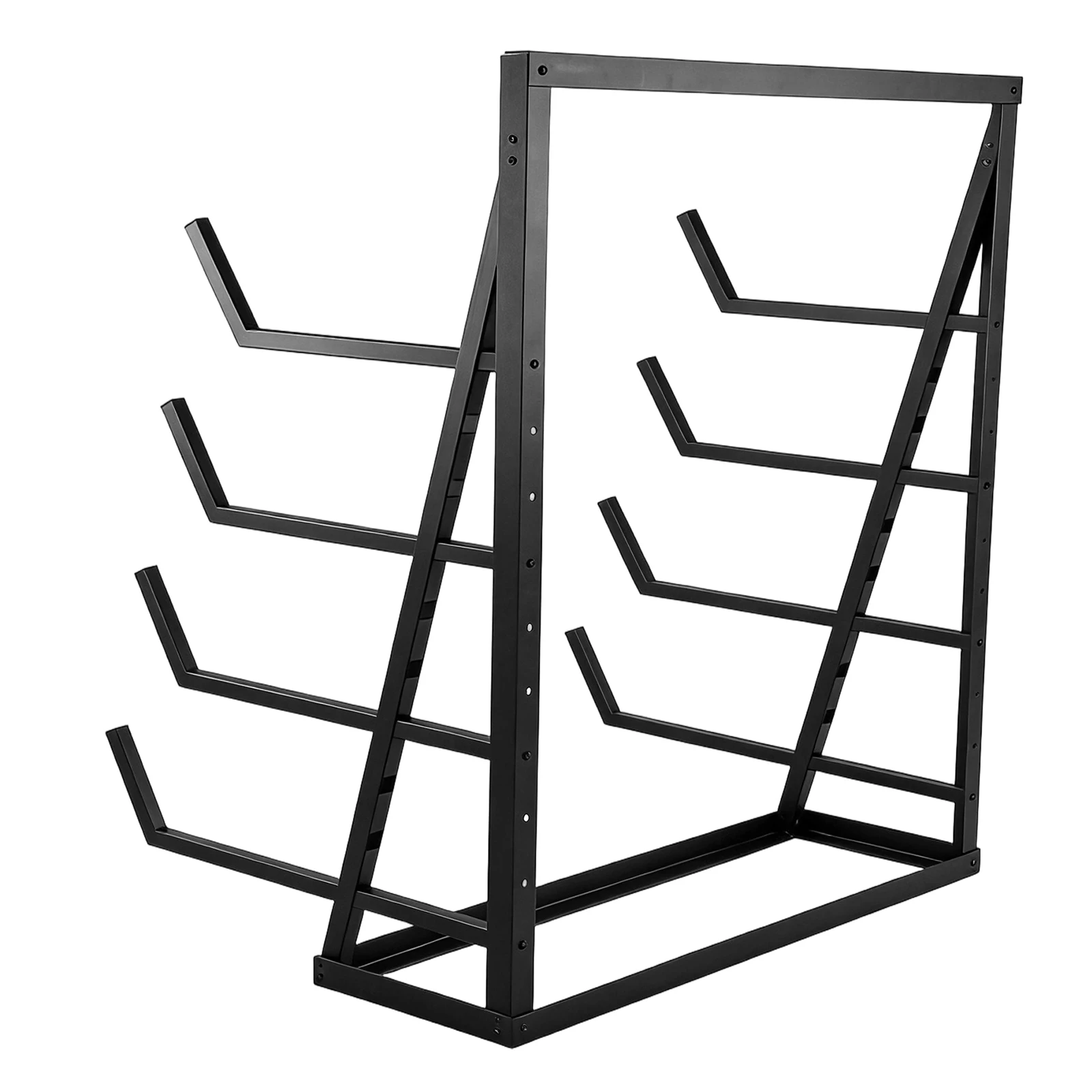 

4-ярусный консольный стеллаж с грузоподъемностью 2000 фунтов, металлический стеллаж с регулируемыми кронштейнами для супермаркета, гаража, подвала, кладовой, мастерской