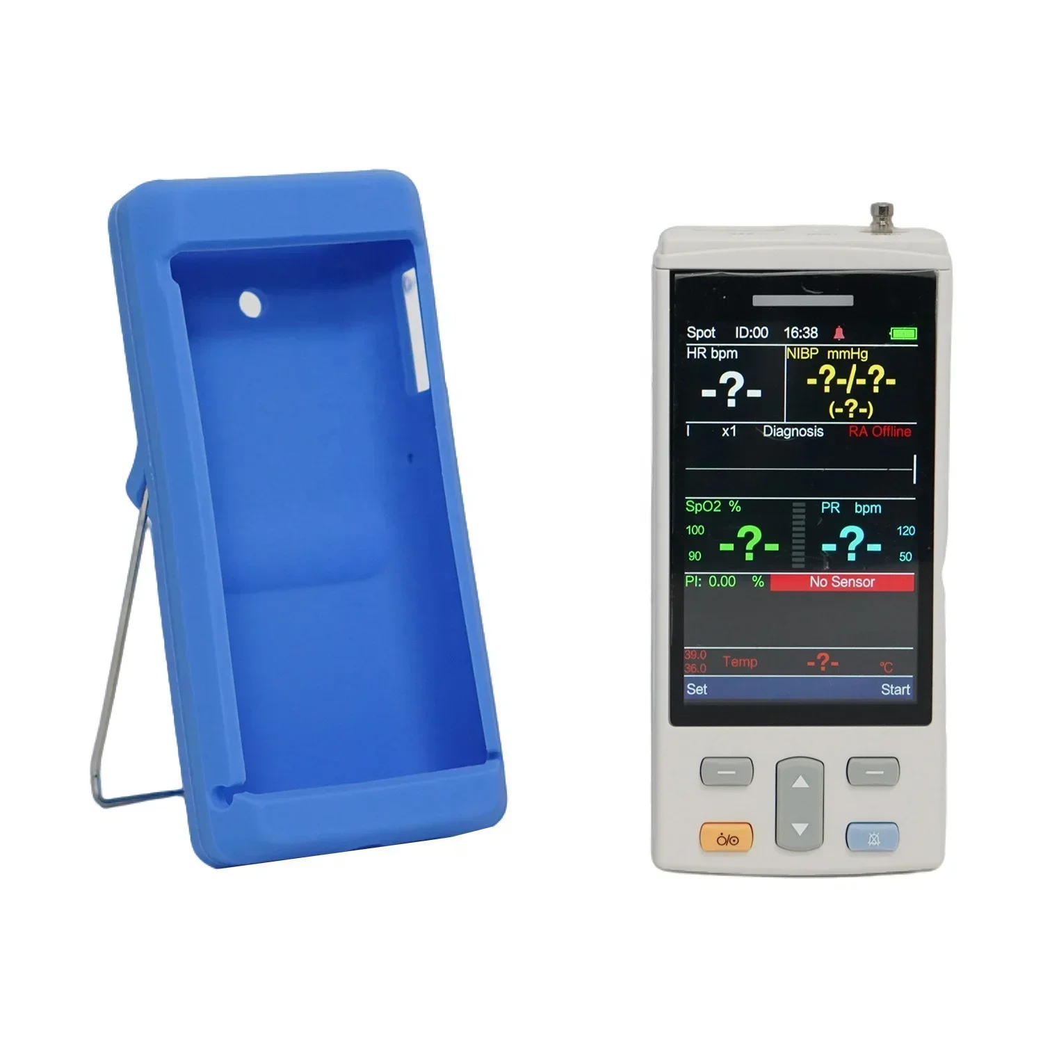 2025 PC200 Handheld Mobile Portable Wireless Monitor Multiparameter Vet Monitor de Sign Vital with ECG function