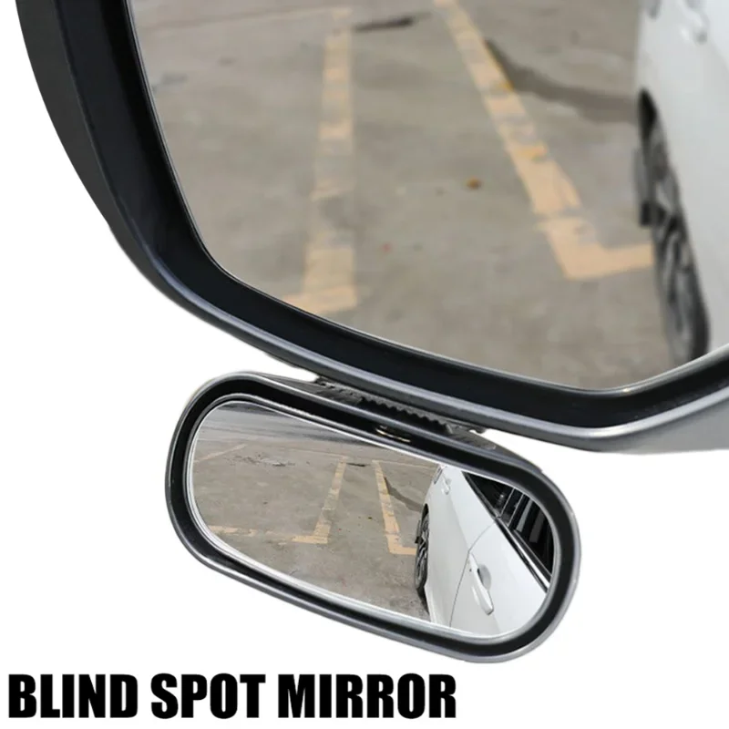 

Car HD Blind Spot Mirror 360° Adjustable Wide Angle Car Reversing Rearview Mirror Universal Auto Auxiliary Convex Mirrors