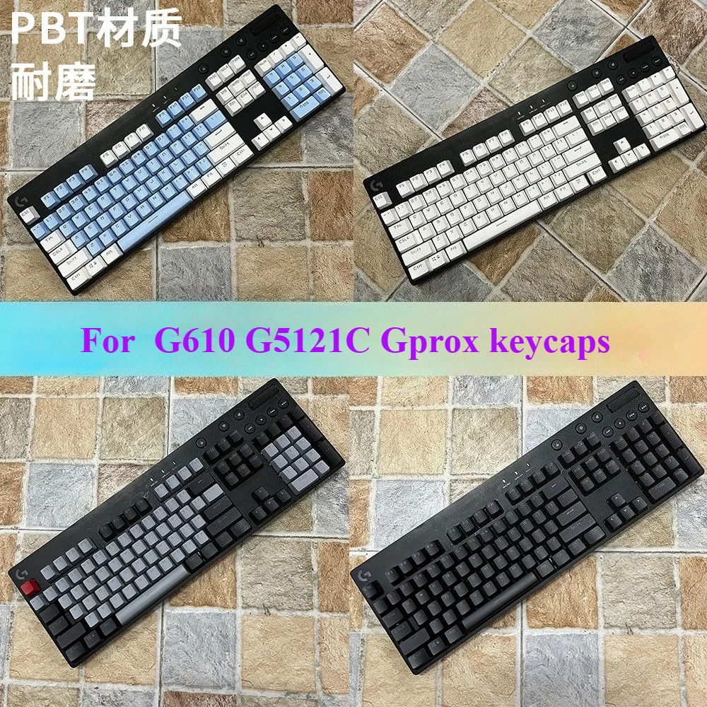 

The new PBT material keycap is suitable for LogitechG610 GPROX G512C mechanical keyboard K845 light transmission, anti-oil matte