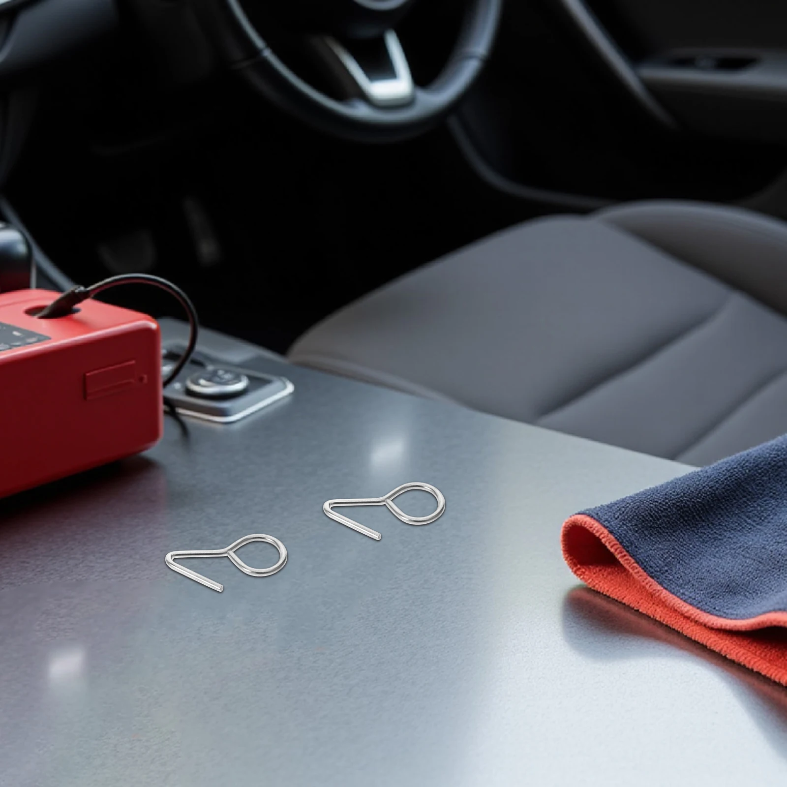 

200Pcs Car Seat Cover Hooks Universal Metal Seat Cushion Fasteners for Vehicle Headrest Auto Interior Fixing Hanger