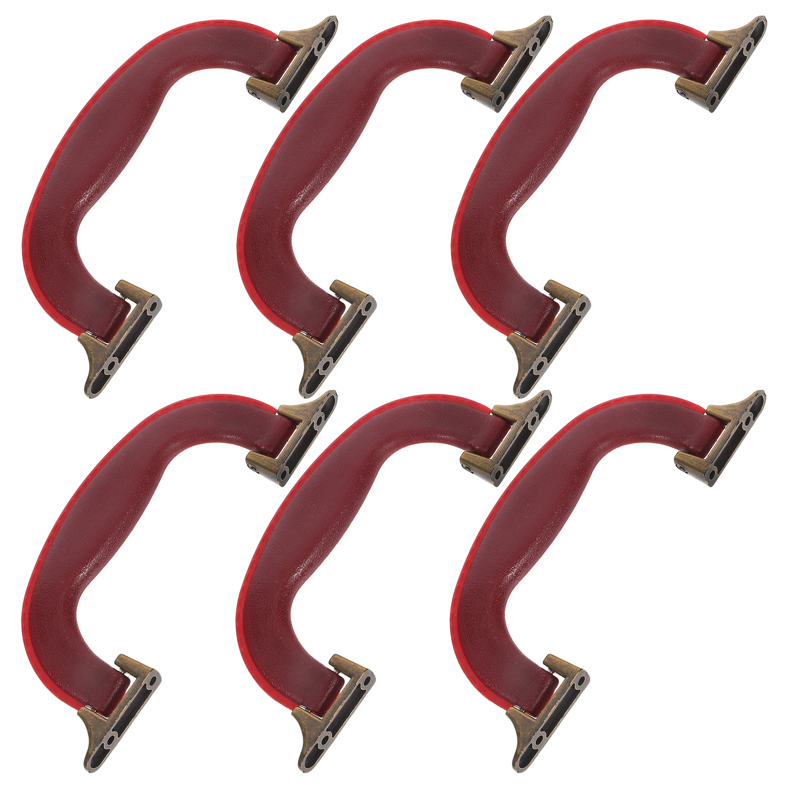 

6pcs Bag Handles Replacement Luggage Grip Suitcase Handle Strap Metal Box Handle Tool Box Handles Multipurpose Sturdy