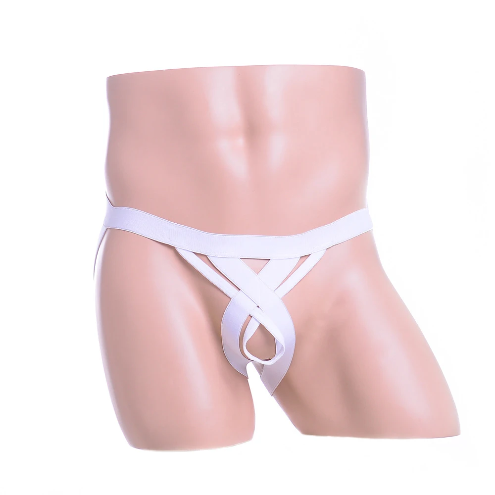

Mens Buttocks Hollow Sexy Bandage T-back Briefs Sissy Panties Thong Jockstrap Men's Open Butt Gay Underwear Underpants Panties