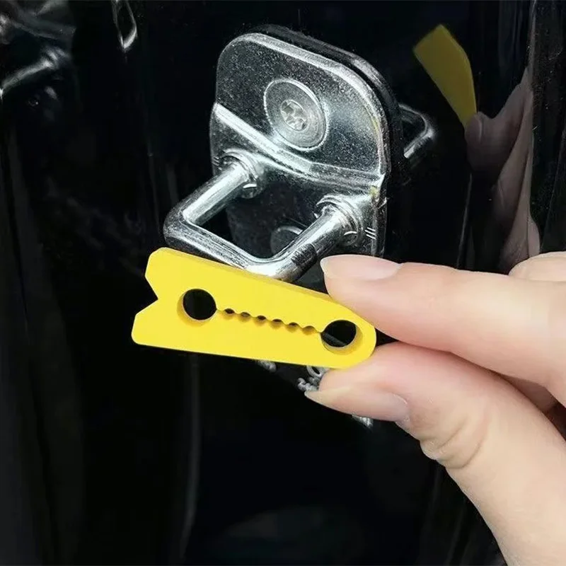4Pcs Universal Car Door Lock Damper Buffer Car Shock-Proof Sound-Reducing Pad Car Door Shock-Absorbing Car Door Anti-Collision P