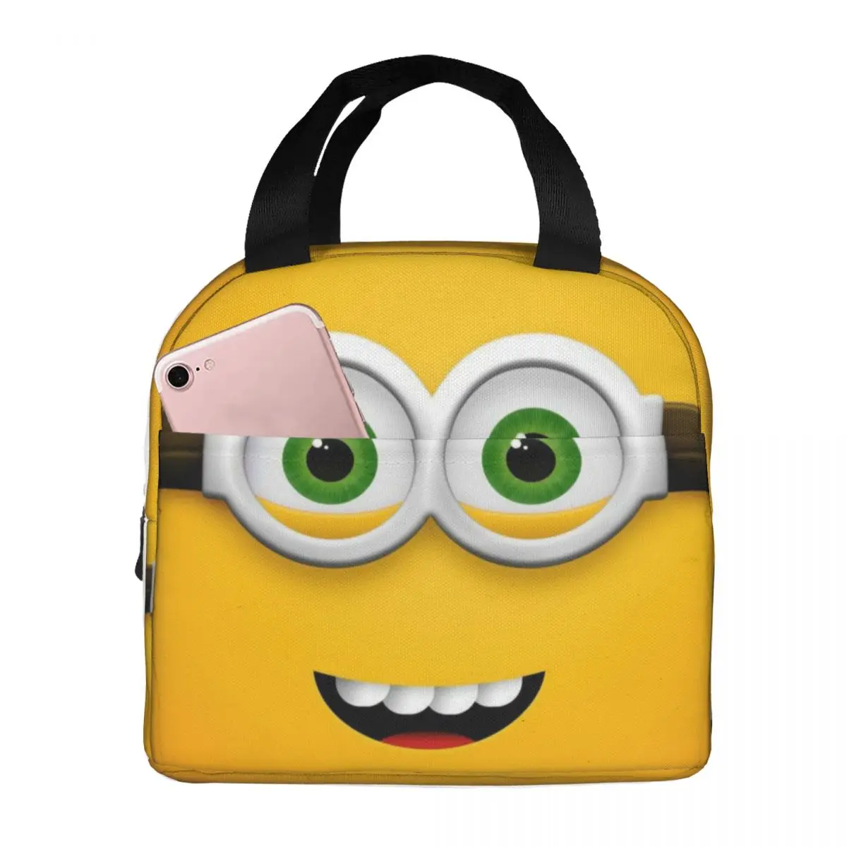 

M-Minions Lunch Box Women Multifunction Cooler Thermal Food Insulated Lunch Bag Kids Portable Picnic Tote Bags