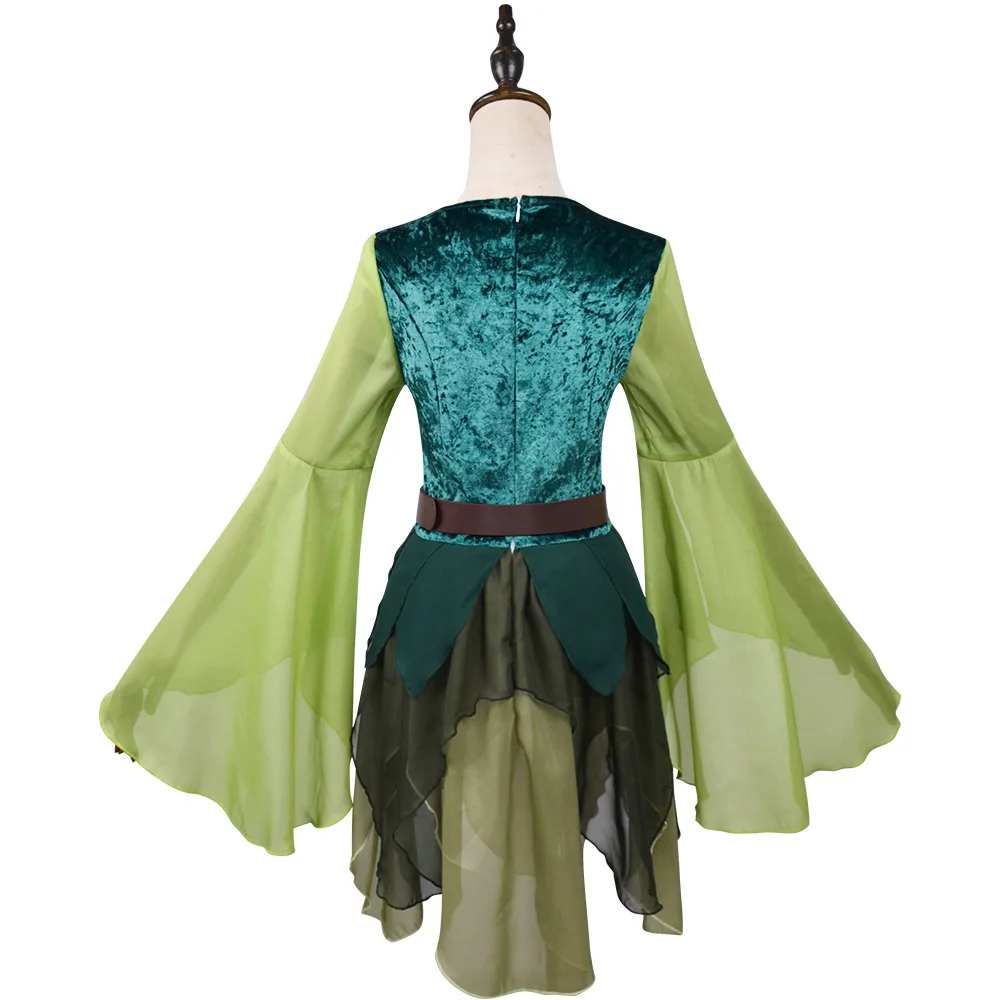 pink long evening dress Elven Medieval Renaissance Costume Elf Style Corsetted Dress Cosplay C –  Woodland Gatherer main image 1