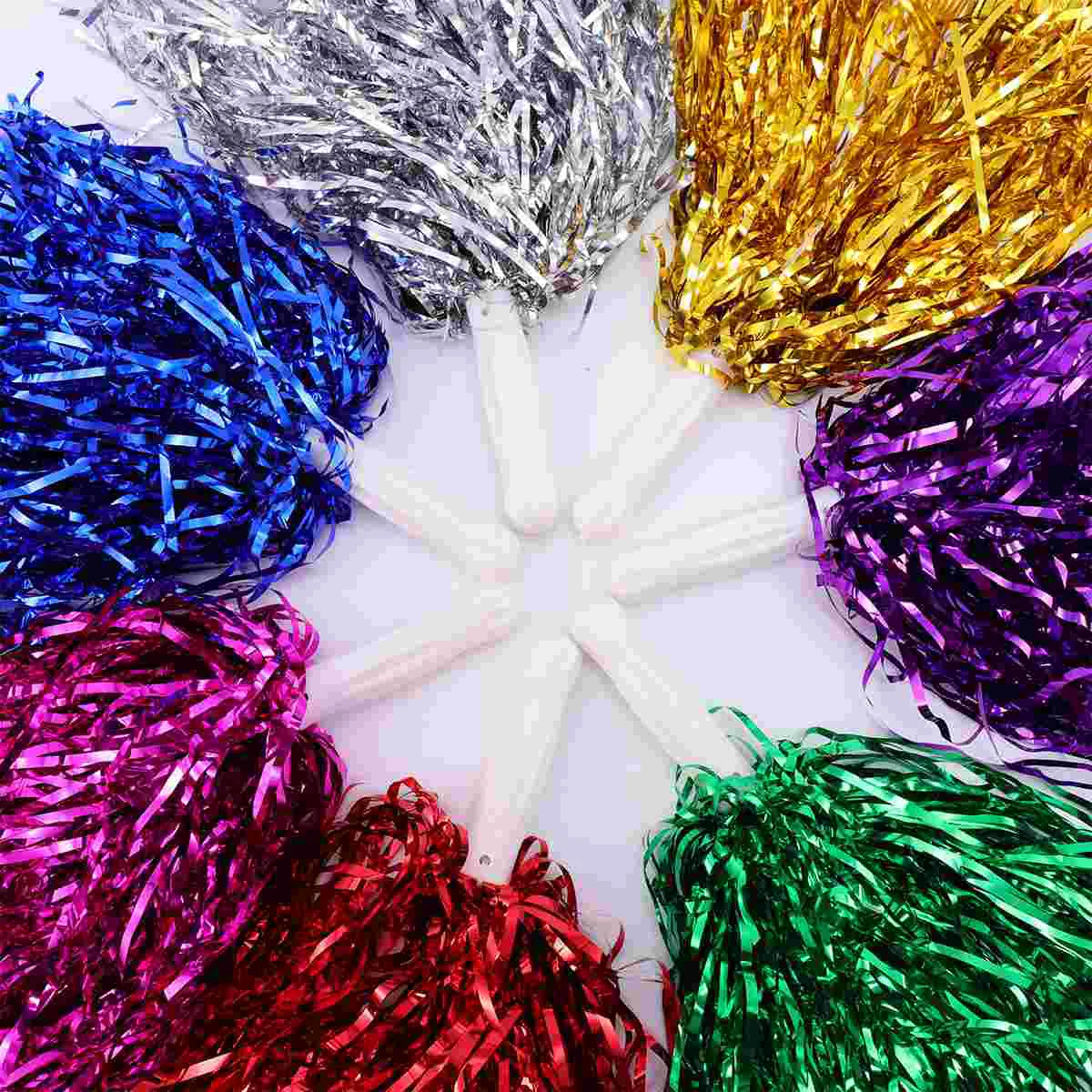 14 Pcs Youth Cheerleading Pom Poms Cheerleaders Holding Flowers Props Ball-Flower Sports