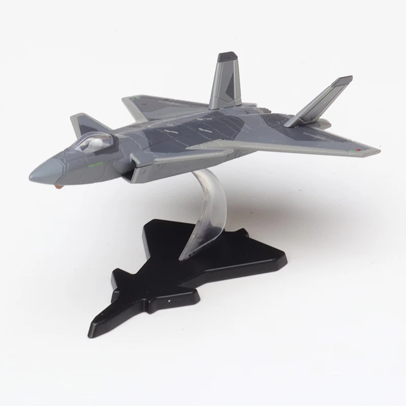 XCARTOYS1/200 Miniature Alloy Model Toy Decoration J-20 Stealth Fighter Aircraft Stealth Aircraft Kids Xmas Gift Toys for Boys