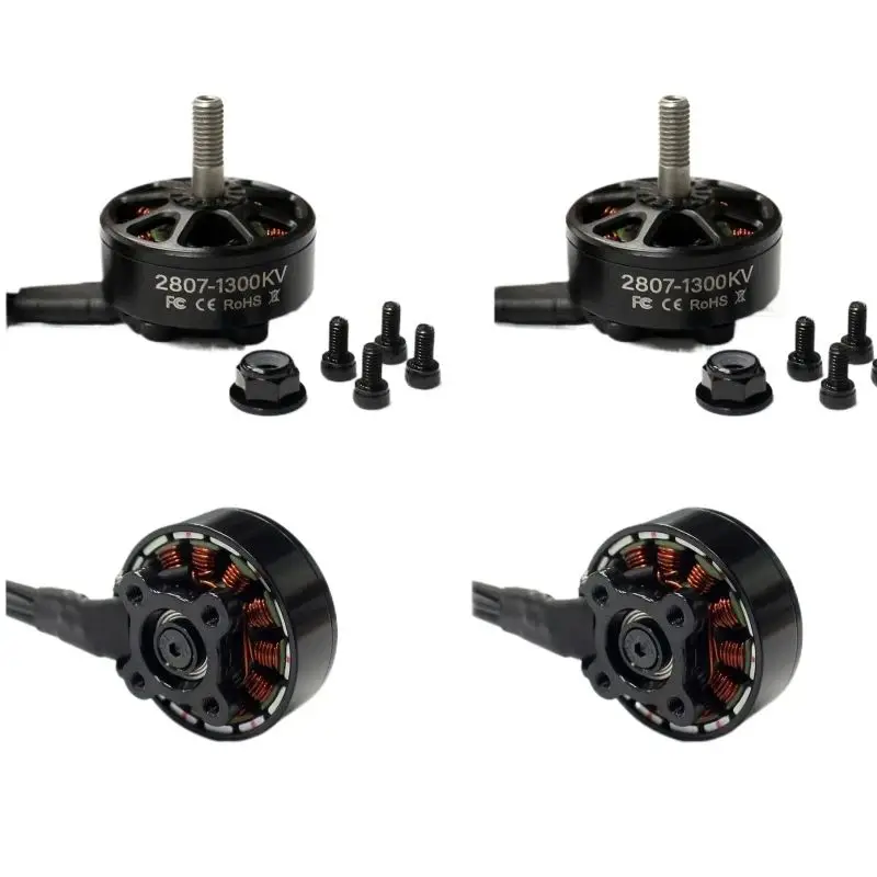 1/4/8/10/20 pz X2807 2807 1300KV motore Brushless fai da te parte x2807 1300kv motore Brushless per Fpv Freestyle 7 pollici Remote Lr7 Drone