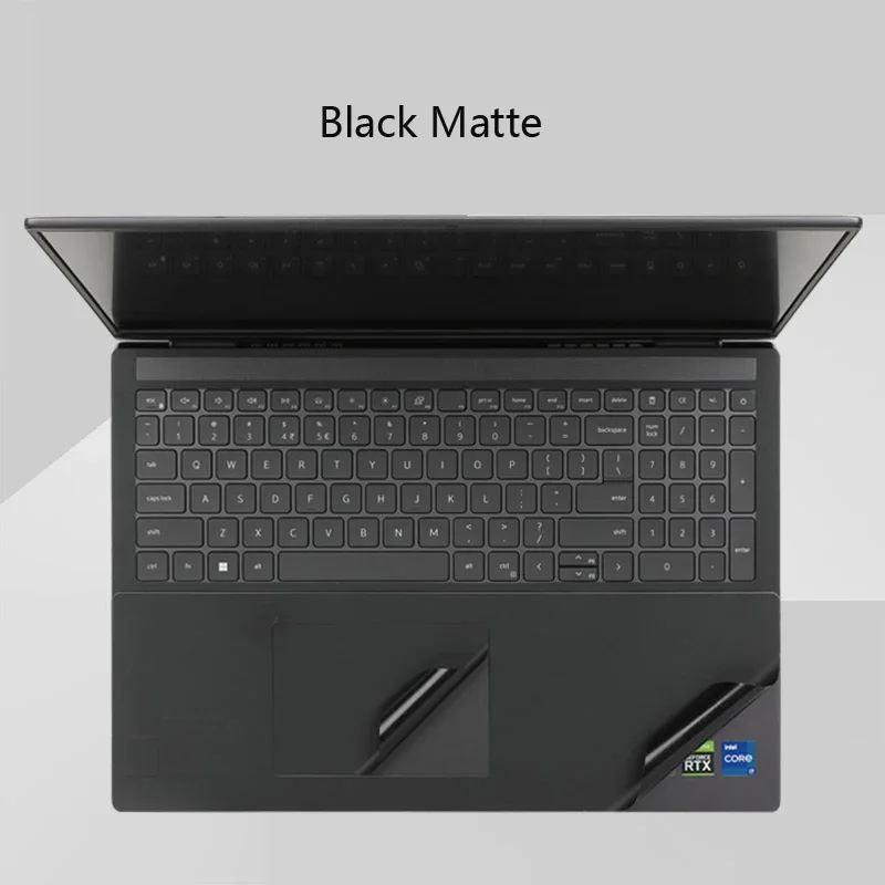 1x Nakładka na podpórkę pod nadgarstki + Nakładka na touchpad, folia ochronna na obudowę do DELL XPS 13-7390 2w1 9300 9333 9370 9380 15-7590 9500 9550 9560 9570 9575 — zdjęcie produktu 4