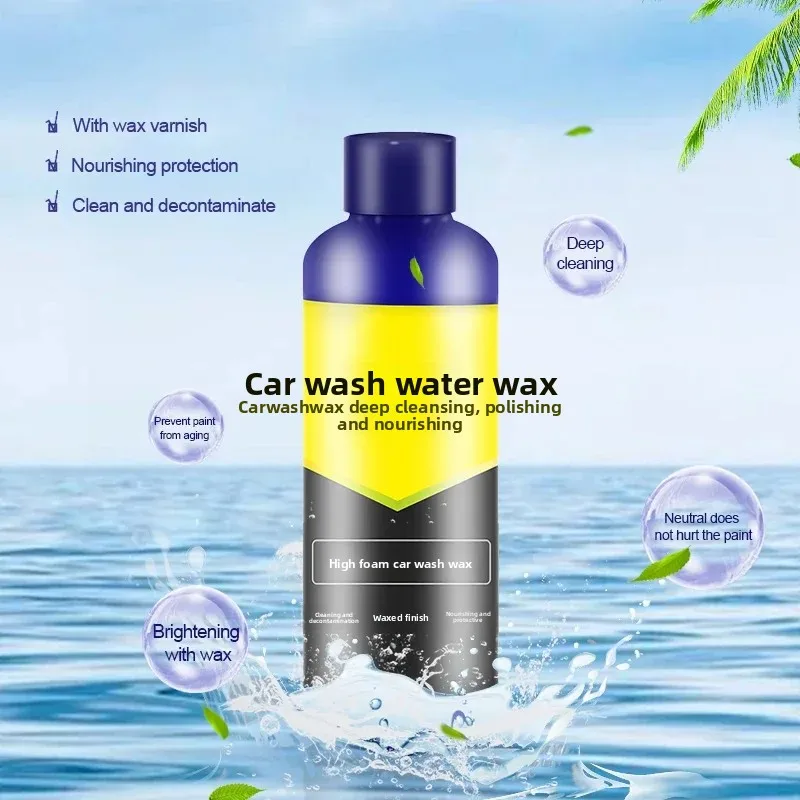 

High Foam Car Wash Shampoo, Deep Clean with Wax for Brilliant Shine and Protection on Car and Motorcycle