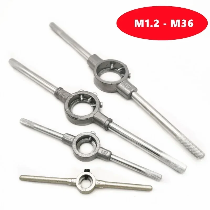 

Die Circular Die Holder, Tapping Tool Circular 1pcs Manual Wrench For Manual M1.2-M36 Used An Dies. Auxiliary As Wrench Tool