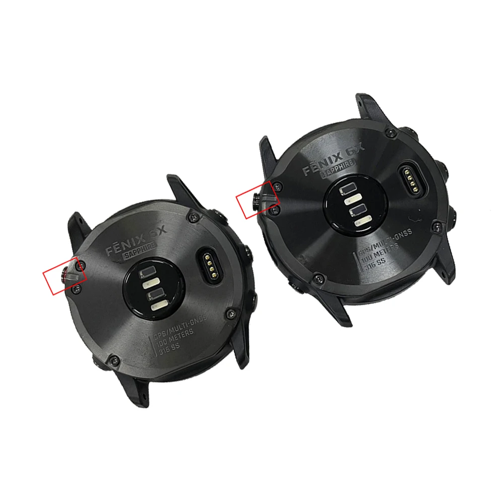 Imagem -02 - Capa Traseira para Garmin Fenix 6x Sapphire Tampa Traseira Frame Médio Substituição de Peça Reparação