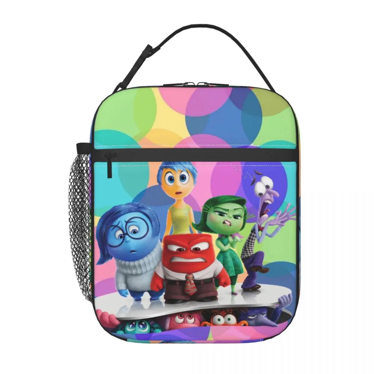 

Custom Inside Out Character Shot Lunch Bag Thermal Cooler Insulated Lunch Box for Children School Food Portable Tote Bags